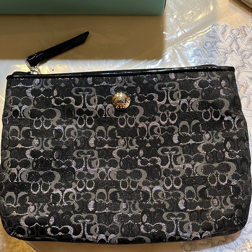 Coach makeup bag